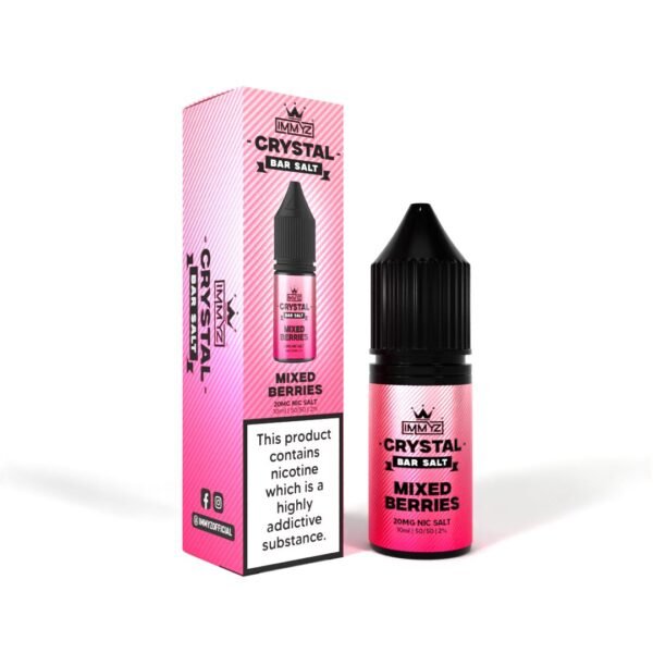 Immyz Crystal Bar Nic Salt 10Ml E Liquid Pack Of 10 Immyz Immyz 721921