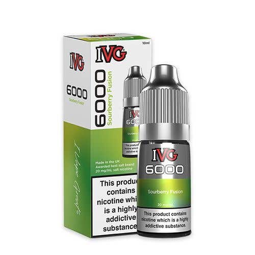 Ivg 6000 Nic Salt 10Ml Bottle Box Of 10 Theno1Plugshop 642417