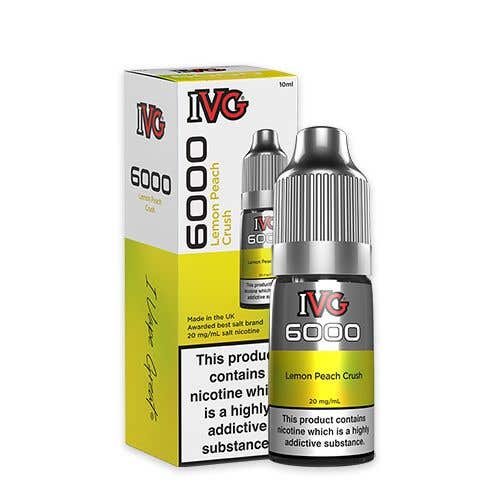 Ivg 6000 Nic Salt 10Ml Bottle Box Of 10 Theno1Plugshop 813796