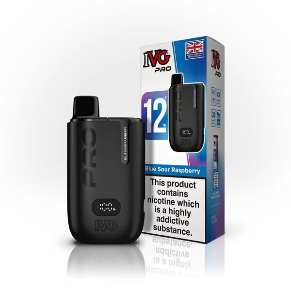 Ivg Pro 12 Prefilled Vape Kit In Blue Sour Raspberry