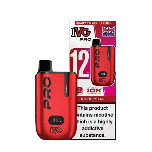 Ivg Pro 12 Prefilled Vape Kit In Cherry Ice