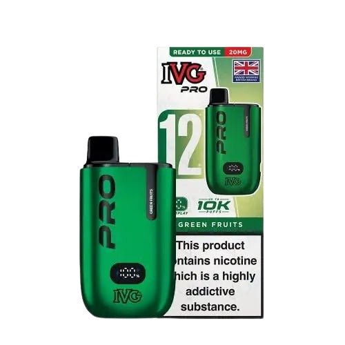 Ivg Pro 12 Prefilled Vape Kit In Green Fruits