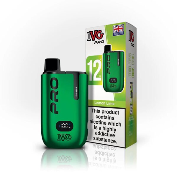 Ivg Pro 12 Prefilled Vape Kit In Lemon Lime