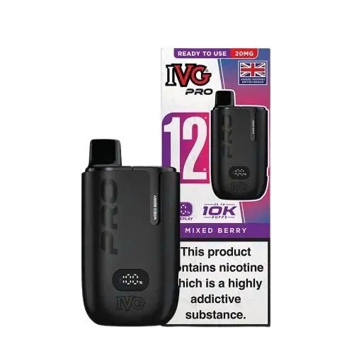 Ivg Pro 12 Prefilled Vape Kit In Mixed Berry