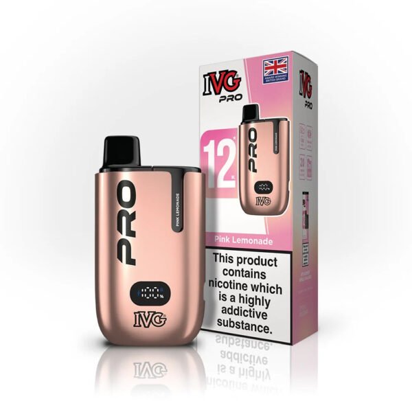 Ivg Pro 12 Prefilled Vape Kit In Pink Lemonade
