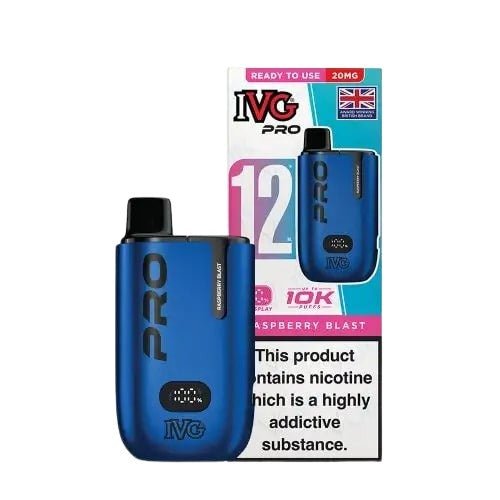 Ivg Pro 12 Prefilled Vape Kit In Raspberry Blast