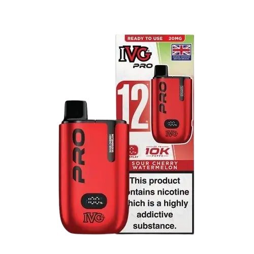 Ivg Pro 12 Prefilled Vape Kit In Sour Cherry Watermelon