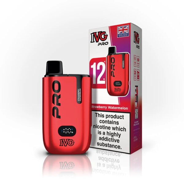 Ivg Pro 12 Prefilled Vape Kit In Strawberry Watermelon