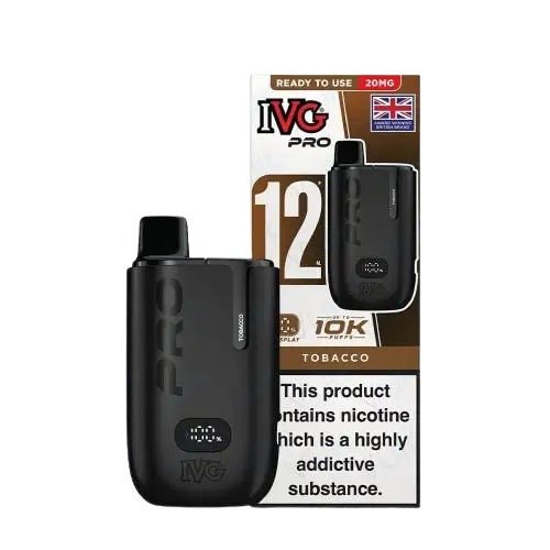 Ivg Pro 12 Prefilled Vape Kit In Tobacco