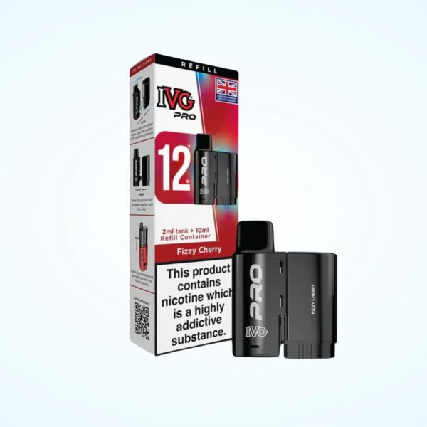 Ivg Pro 12 Replacement Pods Fizzy Cherry Flavour