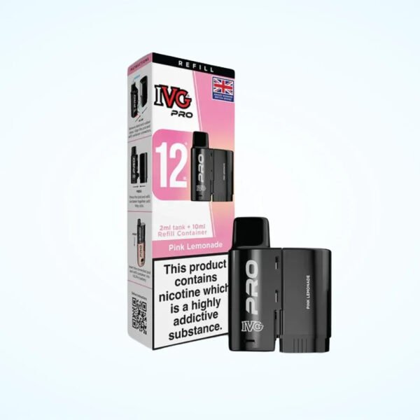Ivg Pro 12 Replacement Pods In Pink Lemoande Flavour