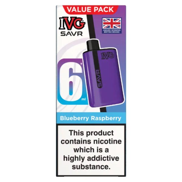 Ivg Savr 3000 Vape Kit In Blueberry Raspberry