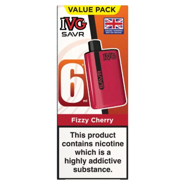 Ivg Savr 3000 Vape Kit In Fizzy Cherry