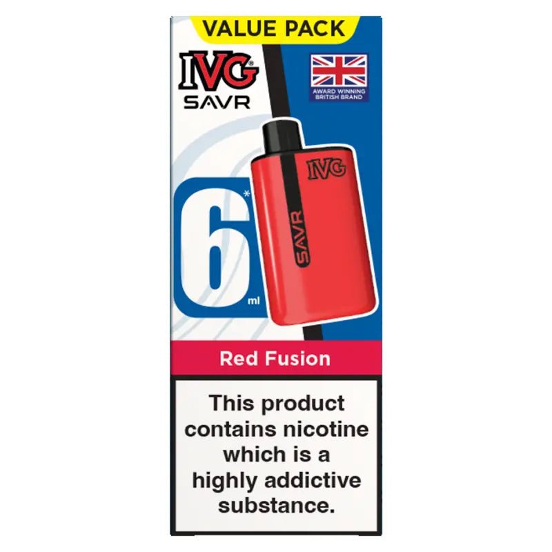 Ivg Savr 3000 Vape Kit In Red Fusion