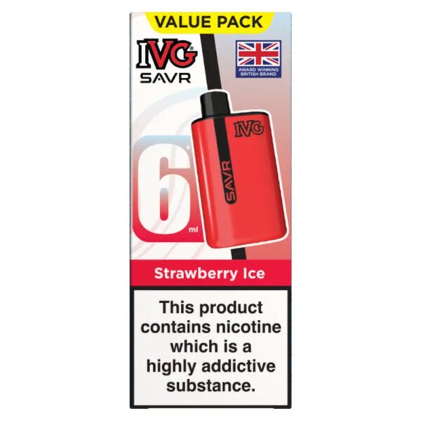 Ivg Savr 3000 Vape Kit In Strawberry Ice