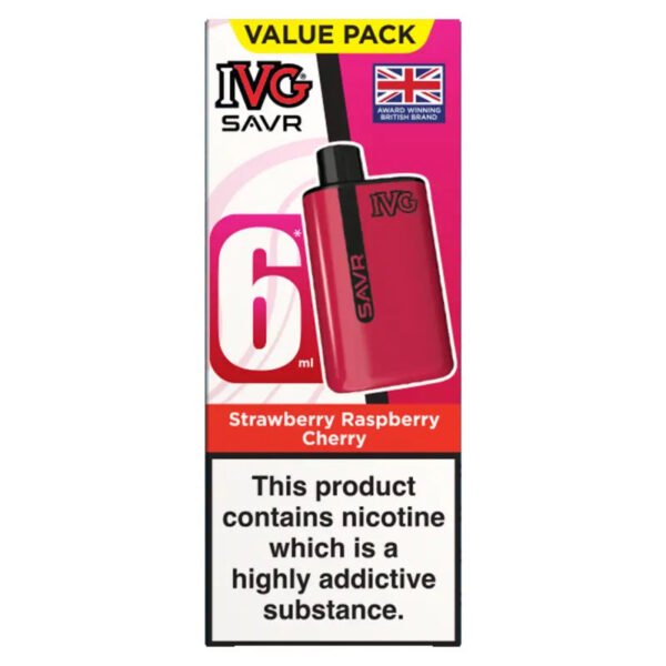 Ivg Savr 3000 Vape Kit In Strawberry Raspberry Cherry