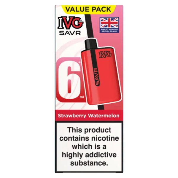 Ivg Savr 3000 Vape Kit In Strawberry Watermelon