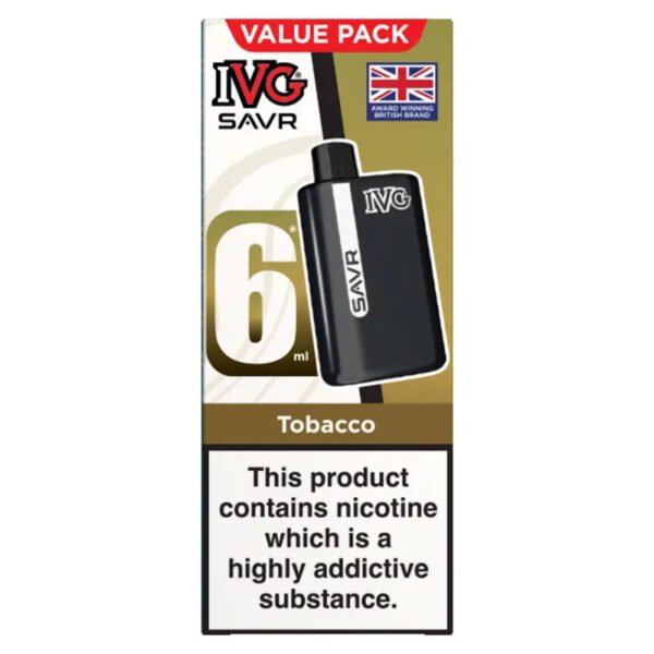 Ivg Savr 3000 Vape Kit In Tobacco