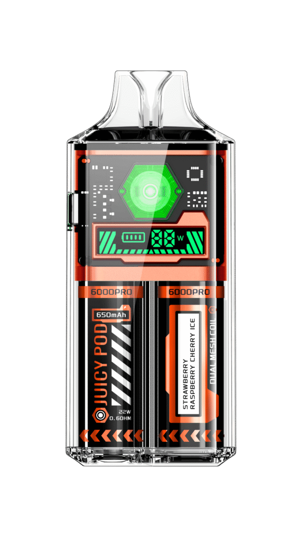 Juicy Pod 6000 Pro Orange Scaled
