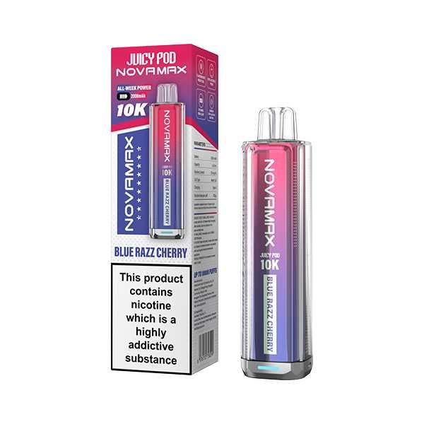 JUICY POD NOVAMAX 10K  Rechargeable prefilled Pod Kit [ Box Of 10 ]