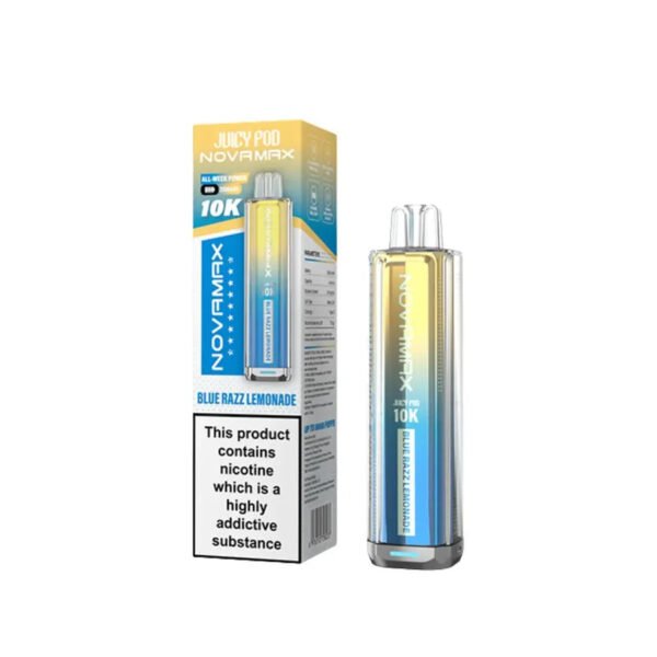 Juicy Pod Novamax 10K Prefilled Pod Kit In Blue Razz Lemonade