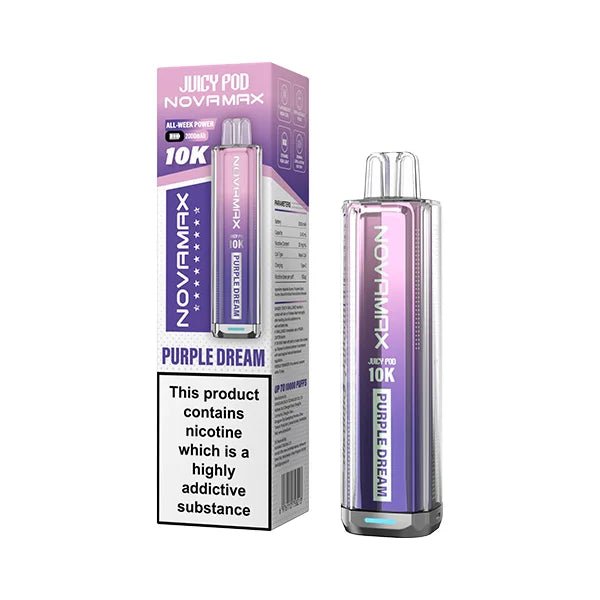 Juicy Pod Novamax 10K Prefilled Pod Kit In Purple Dream