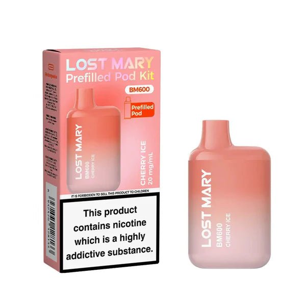 Lost Mary Bm600 Prefilled Pod Kit In Cherry Ice