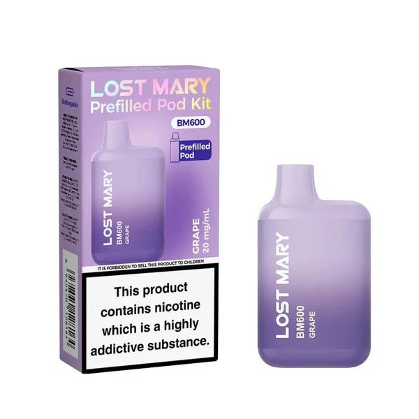 Lost Mary Bm600 Prefilled Pod Kit In Grape