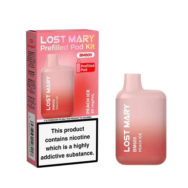 Lost Mary Bm600 Prefilled Pod Kit In Peach Ice