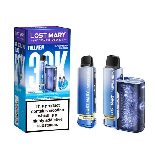 Lost Mary Nera 30K Fullview Vape Kit In Blue Edition
