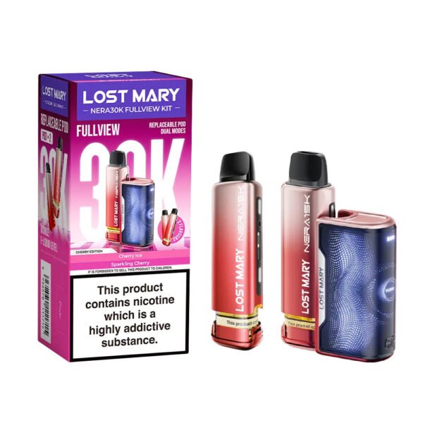 Lost Mary Nera 30K Fullview Vape Kit In Cherry Edition