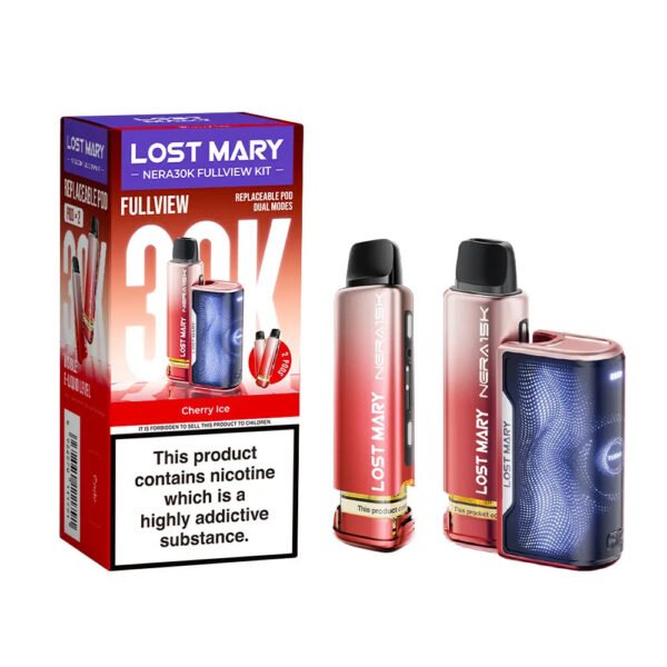 Lost Mary Nera 30K Fullview Vape Kit In Cherry Ice