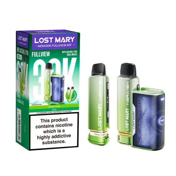 Lost Mary Nera 30K Fullview Vape Kit In Green Edition
