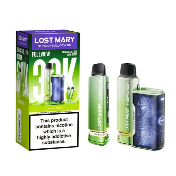 Lost Mary Nera 30K Fullview Vape Kit In Lemon Lime