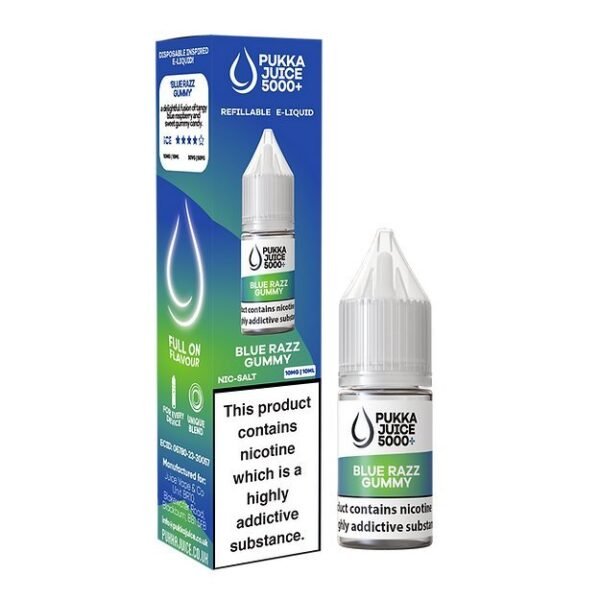 Pukka Juice 5000 Nic Salts 10Ml Box Of 10 Theno1Plugshop 440484