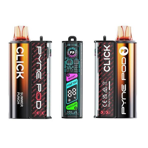Pyne Pod Click 10K Vape Kit In Summer Punch Flavour
