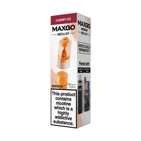 Relx Maxgo Refill Replacement Pods In Cherry Ice