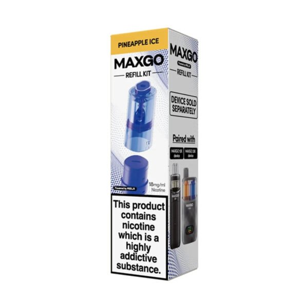 Relx Maxgo Refill Replacement Pods In Pineapple Ice