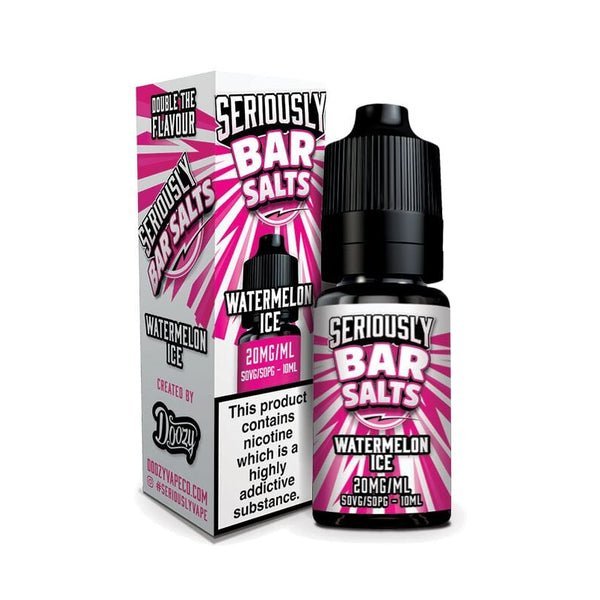 Seriously Bar Salt 10Ml E Liquids Nic Salts Box Of 10 Theno1Plugshop 782699