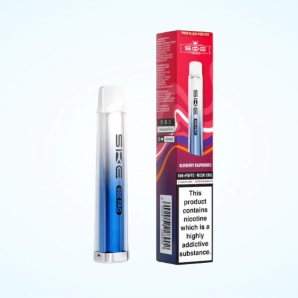 Ske Crystal Pro 600 Prefilled Pod Kit In Blueberry Raspberries Flavour