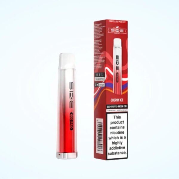 Ske Crystal Pro 600 Prefilled Pod Kit In Cherry Ice Flavour