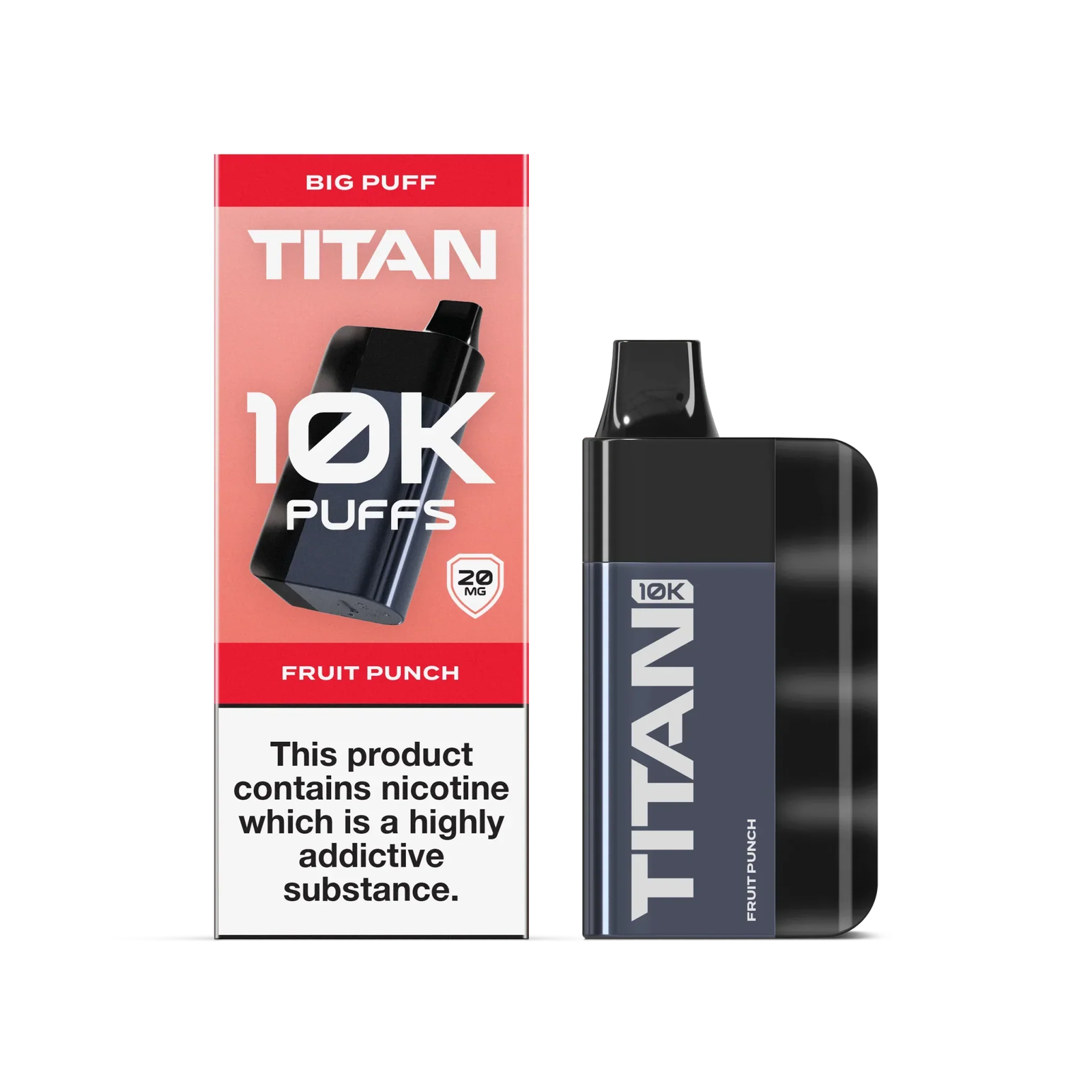 Titan 10K Puffs Disposable Vape Pod Kit Box Of 5 Vape Wholesale Mcr 614050