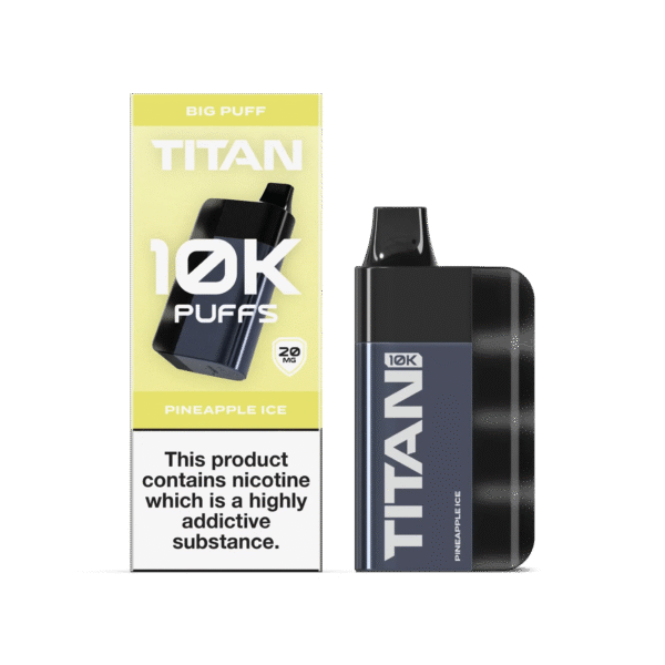 Titan 10K Puffs Disposable Vape Pod Kit Box Of 5 Vape Wholesale Mcr 635953