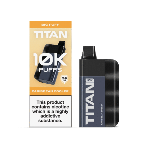Titan 10K Puffs Disposable Vape Pod Kit Box Of 5 Vape Wholesale Mcr 800913