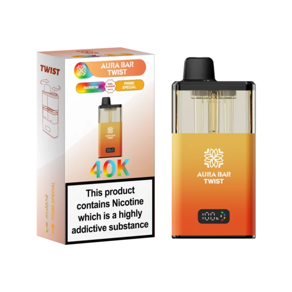 Crystal Prime Aura Bar 40K Prefilled Vape Kit