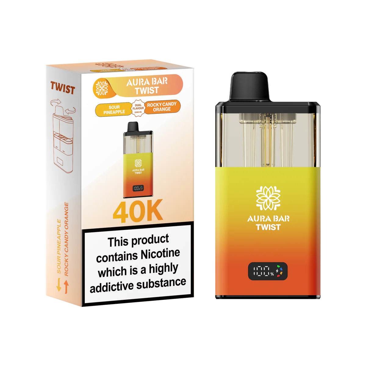 Crystal Prime Aura Bar 40K Prefilled Vape Kit - Image 12
