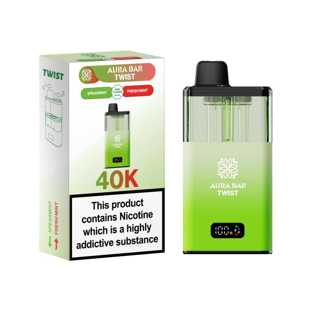 Crystal Prime Aura Bar 40K Prefilled Vape Kit