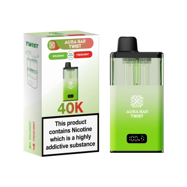 Crystal Prime Aura Bar 40K Prefilled Vape Kit