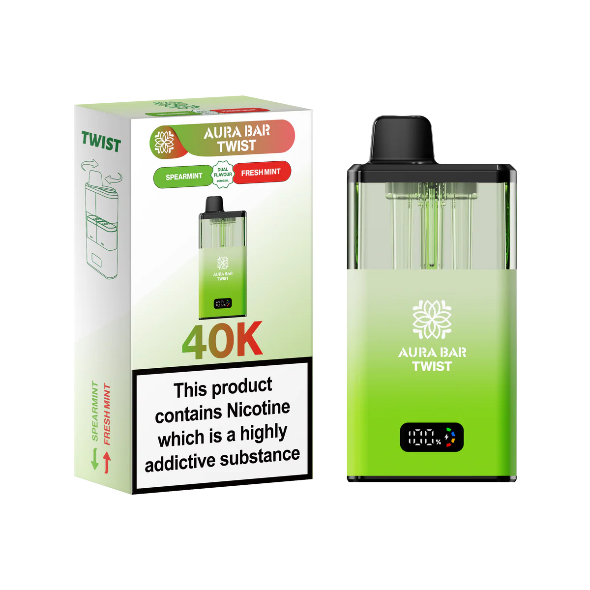 Crystal Prime Aura Bar 40K Prefilled Vape Kit - Image 13