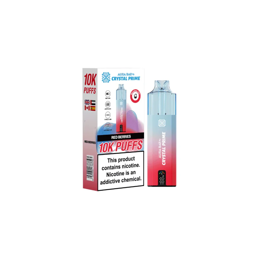 Crystal Prime Aura Bar 10k Twist Prefilled Vape Kit